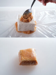 木綿豆腐は水切りを