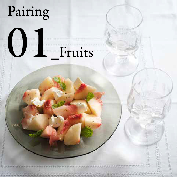 Peach and Mascarpone Salad