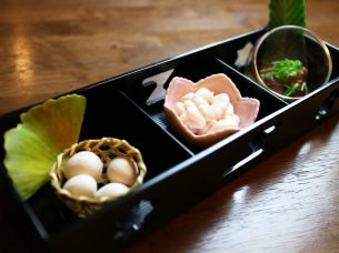 鍬焼きと日本酒 内山田